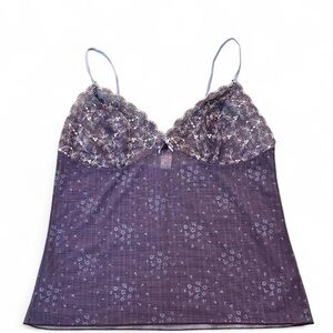 Fairycore lavender lace cami ✧ vintage Secret Treasures top ✧ coquette soft girl